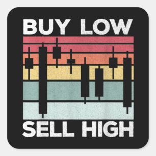 Sticker Carré Daytrading Acheter des chandeliers à faible valeur