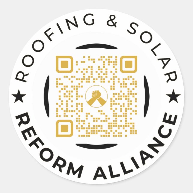 Sticker Carré de code QR avant vente (Devant)