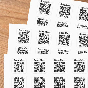 Sticker Carré de conception de code QR