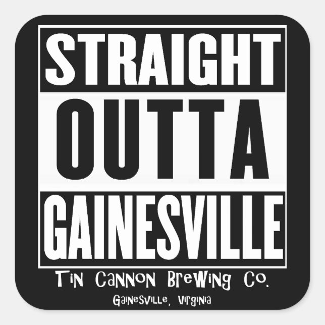 Sticker Carré de Gainesville droit (Devant)