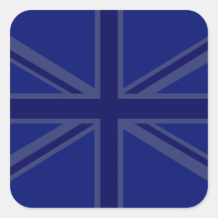 Sticker Carré Décor de NAvy Blue Union Jack
