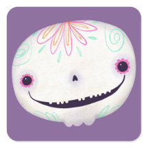 Décor Halloween Cute Sugar Éffrayant SKull