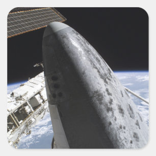 Sticker Carré Découverte de la navette spatiale 14