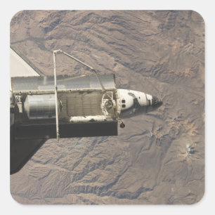 Sticker Carré Découverte de la navette spatiale 4