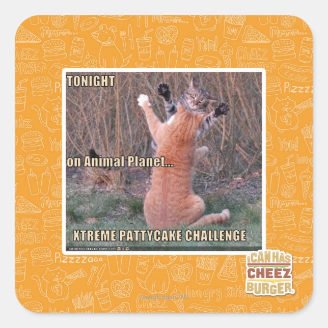 Sticker Carré Défi Xtreme PattyCake (Devant)