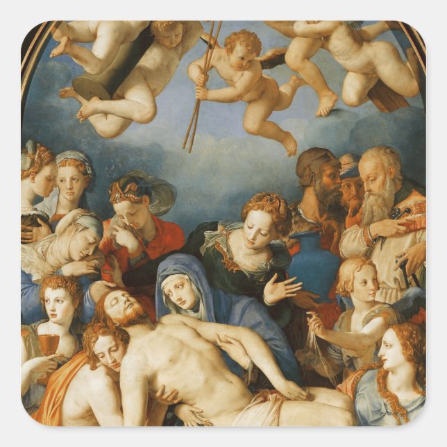 Sticker Carré Dépôt de la croix, 1543-45 (Devant)