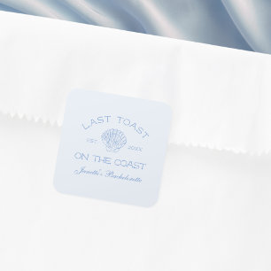 Sticker Carré Dernière Toast Sur La Fête De Bachelorette De La P