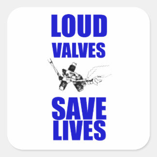 Sticker Carré Des valves fortes sauvent des vies