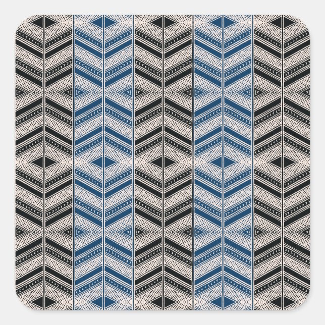 Sticker Carré Design africain #8 @ Stylnic (Devant)