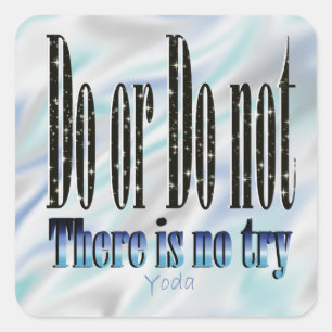 Sticker Carré design inspirant et motivant