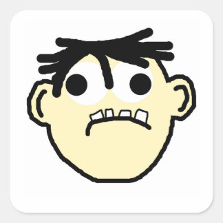 Sticker Carré dessin