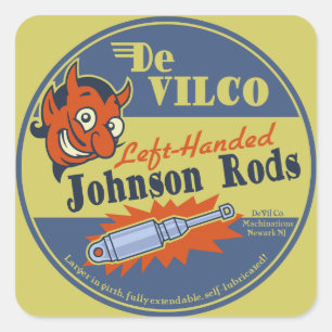 Sticker Carré DeVILCO Johnsons gaucher