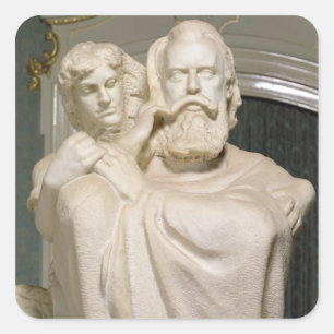 Sticker Carré Dévouement à Brahms, 1909