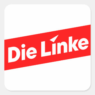 Sticker Carré Die linke 
