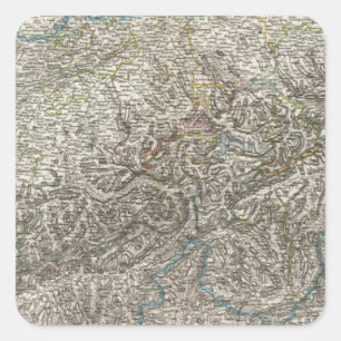 Sticker Carré Die Schweiz - Suisse