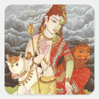Sticker Carré dieu indien