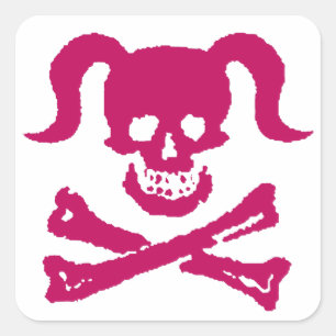 Sticker Carré Dirty Girl