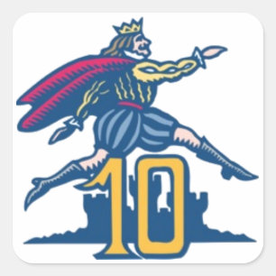 Sticker Carré Dix seigneurs un-Sauter