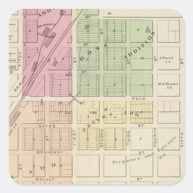 Sticker Carré Dixon (Devant)