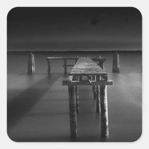 Sticker Carré Dock abandonné au lac Monroe