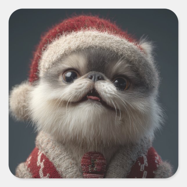 Sticker Carré doggie (Devant)