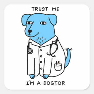 Sticker Carré dogtor