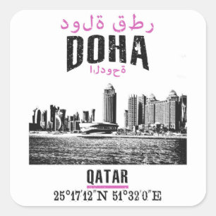 Sticker Carré Doha