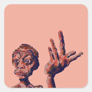 Sticker Carré doit-je attendre