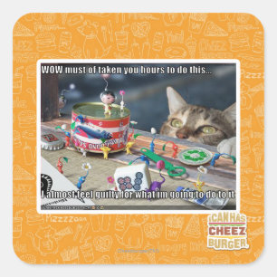 Sticker Carré Doit prendre des heures