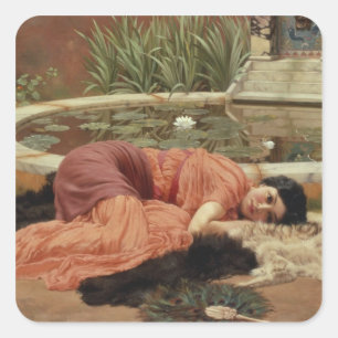 Sticker Carré Dolce Niente lointain, 1904
