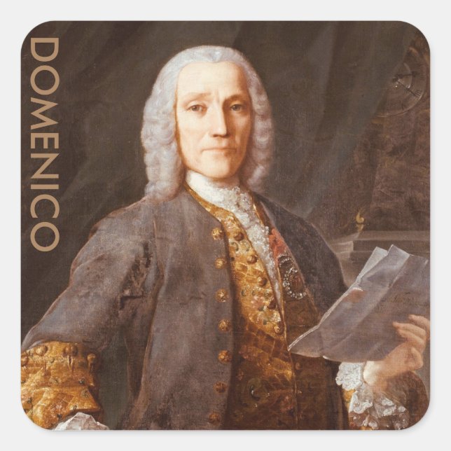 Sticker Carré Domenico Scarlatti (Devant)