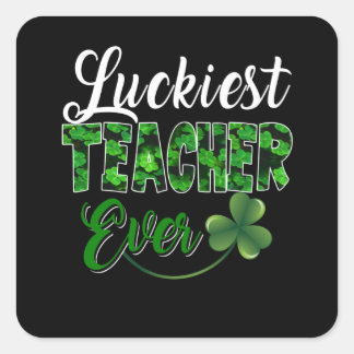 Sticker Carré Don de l'enseignant | Professeur Luckiest