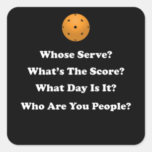 Sticker Carré Don Pickleball