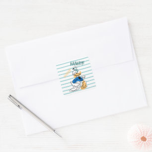 Sticker Carré Donald Duck   Hangry Hangry