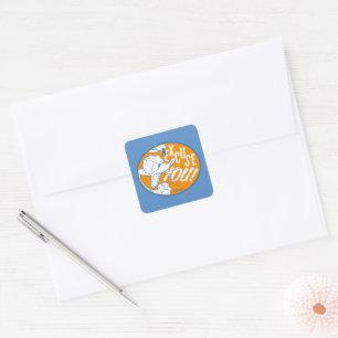 Sticker Carré Donald Duck   Pardon