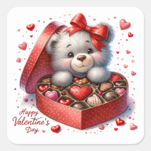 Sticker Carré Donc Sweet VALENTINE