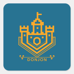 Sticker Carré Donjon