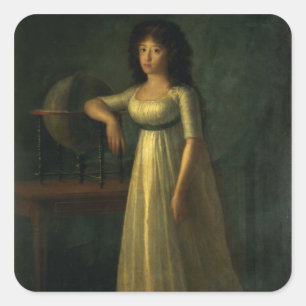 Sticker Carré Donna Joaquina Tellez-Giron, daughter of the Duke