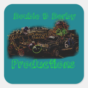 Sticker Carré Double B Derby Productions