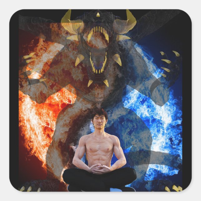 Sticker Carré Douceur (Devant)