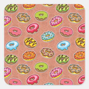Sticker Carré Doughes