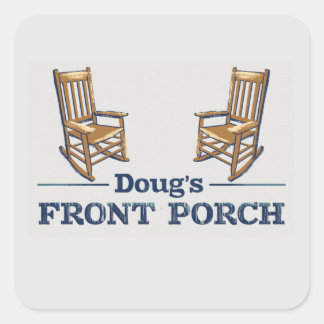 Sticker Carré Doug's Front Porch the Podcast!