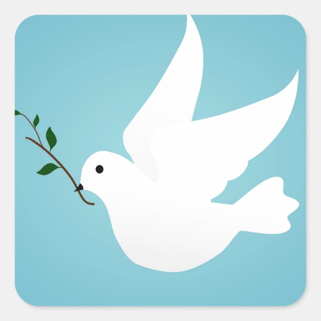 Sticker Carré Dove (Devant)
