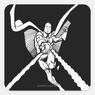 Sticker Carré Dr Fate Magic Outline