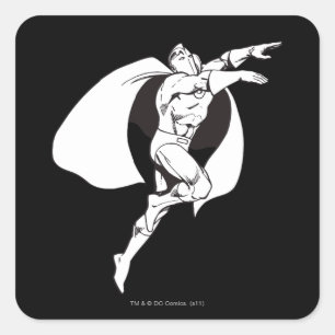 Sticker Carré Dr. Fate Soaring Outline