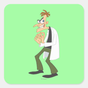 Sticker Carré Dr Heinz Doofenshmirtz 1