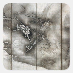 Sticker Carré Dragon de Sesson Shūkei