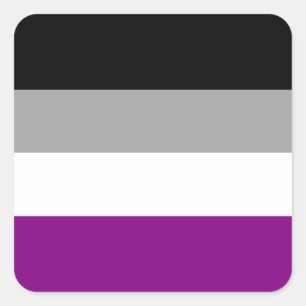 Sticker Carré Drapeau de la fierté sexuelle