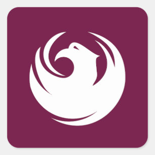 Sticker Carré Drapeau de Phoenix, Arizona