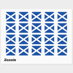 Sticker Carré Drapeau écossais